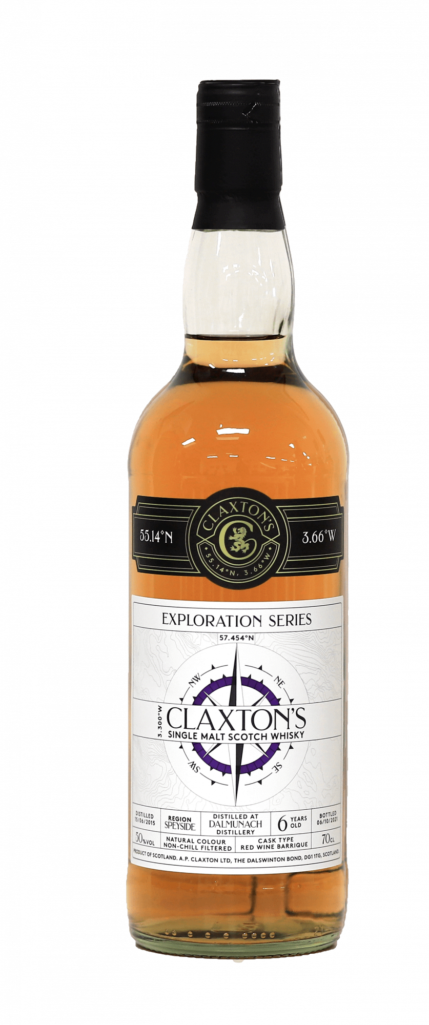 Claxton's | Exploration Series | Dalmunach | Speyside | 6y | 2015 | Red Wine Barrique | Single Malt Scotch Whisky