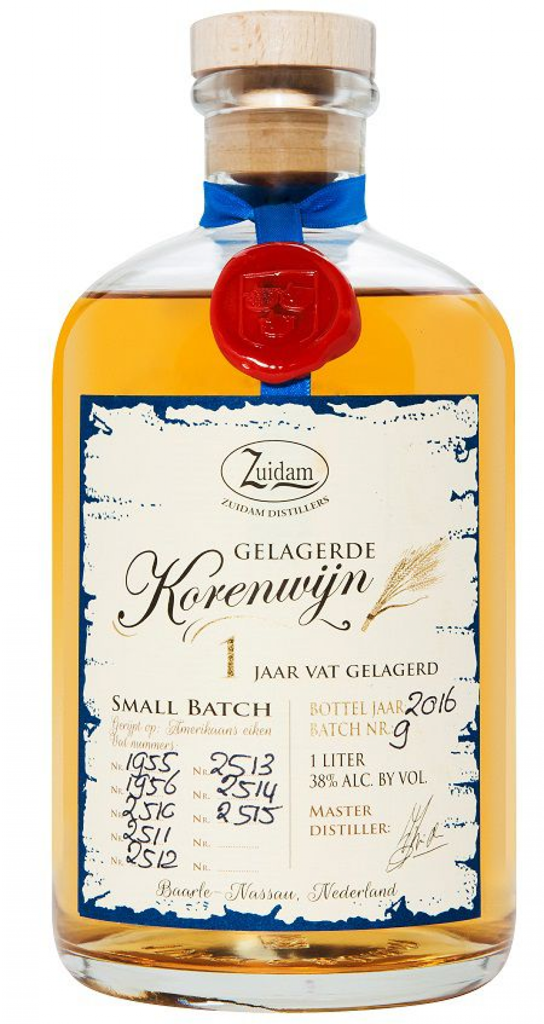 Zuidam Gelagerde Korenwijn 1 jaar 100 cl